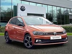 Orange Used 2021 VW Polo R-line Hatchback | £17,292 (Fair price)