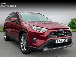 Tokyo red Used 2021 Toyota RAV4 Hybrid SUV | £27,819 (Fair price)