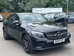 Black Used 2019 Mercedes GLC220 AMG line Coupe | £21,400 (Fair price)
