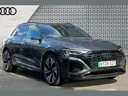 Grey Used 2024 Audi Q8 e-tron Comfort SUV | £56,990 (Expensive)