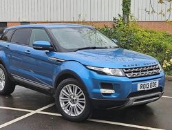 Blue Used 2013 Land Rover Range Rover evoque Pure SUV | £6,295 (Fair price)