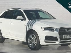 White Used 2017 Audi Q3 S-Line SUV | £12,991 (Fair price)