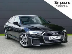 Black Used 2022 Audi A6 S-Line Sedan | £23,495 (Good price)