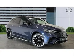 Blue Used 2025 Mercedes EQE350 AMG line Sedan | £63,644