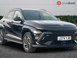 Pearl abyss black Used 2024 Hyundai Kona N Line SUV | £23,995 (Expensive)