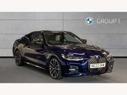 Blue Used 2022 BMW 420 M Sport Coupe | £27,995 (Fair price)