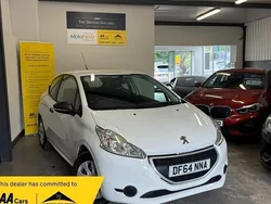 White Used 2014 Peugeot 208 Access Hatchback | £2,495 (Fair price)