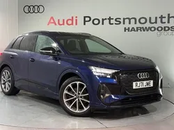 Blue Used 2022 Audi Q4 e-tron Comfort SUV | £22,240 (A bit pricey)