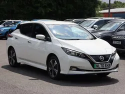 White Used 2020 Nissan Leaf N-TEC Hatchback | £11,350 (Fair price)