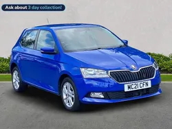 Blue Used 2021 Skoda Fabia SE Hatchback | £11,780 (Good price)