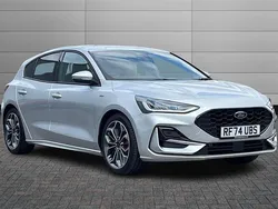 Moondust silver Used 2024 Ford Focus ST-Line X Hatchback | £21,995 (A bit pricey)