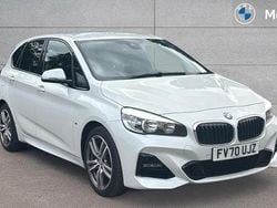 Mineral white metallic Used 2020 BMW 218 Active Tourer M Sport MPV | £15,397 (Fair price)