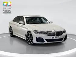 White Used 2022 BMW 520 M Sport Sedan | £26,999 (Fair price)