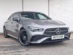 Grey Used 2024 Mercedes CLA200 AMG Line Premium Plus Sedan | £30,698 (Fair price)