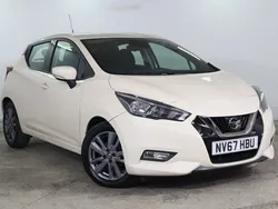 White Used 2018 Nissan Micra Acenta Hatchback | £7,975 (Fair price)