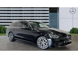 Black Used 2023 Mercedes E200 AMG Line Premium Estate | £30,535 (Fair price)