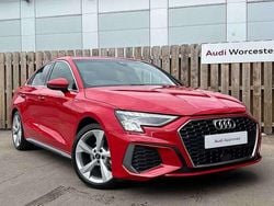 Red Used 2023 Audi A3 S-Line Sedan | £25,399 (Fair price)