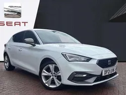 White Used 2021 Seat Leon FR Hatchback | £13,480 (Fair price)