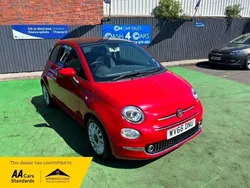 Red Used 2016 Fiat 500 Lounge Hatchback | £5,295 (Fair price)