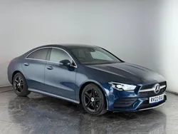 Blue Used 2022 Mercedes CLA200 AMG line Coupe | £22,950 (Good price)