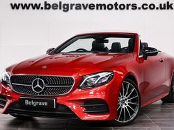 Red Used 2021 Mercedes E300 AMG line Cabriolet | £36,980 (Fair price)