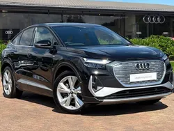 Black Used 2024 Audi Q4 Sportback e-tron S-Line SUV | £33,980
