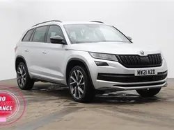 Silver Used 2021 Skoda Kodiaq SportLine SUV | £33,588 (Expensive)