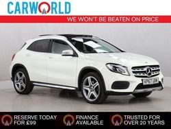 White Used 2017 Mercedes GLA220 AMG line SUV | £15,689 (Fair price)