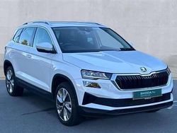 Moon white metallic Used 2024 Skoda Karoq SE L SUV | £22,250 (Fair price)