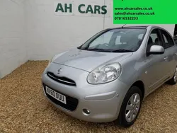 Silver Used 2010 Nissan Micra Tekna Hatchback | £3,500 (Fair price)