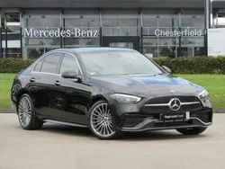 Black Used 2024 Mercedes C300e AMG Line Premium Sedan | £36,850 (Fair price)