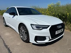 White Used 2021 Audi A6 Black Edition Sedan | £26,985 (Fair price)