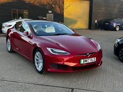 Red Used 2017 Tesla Model S Sedan | £12,500 (Expensive)