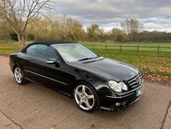 Black Used 2009 Mercedes CLK350 Cabriolet | £6,990