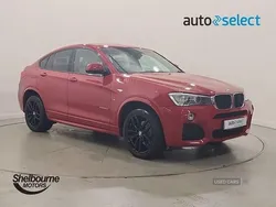 Red Used 2017 BMW X4 M Sport SUV | £18,888 (Fair price)