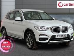 White Used 2019 BMW X3 xLine SUV | £23,299 (Good price)