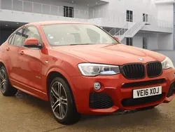 Red Used 2016 BMW X4 M Sport SUV | £16,419 (Fair price)