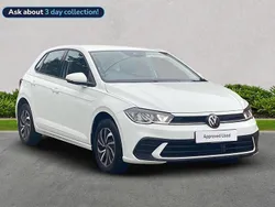 White Used 2021 VW Polo Life Hatchback | £13,687 (Fair price)