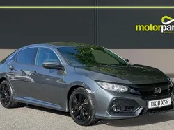 Grey Used 2018 Honda Civic SR Hatchback | £10,750 (Fair price)