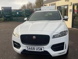 White Used 2018 Jaguar F-Pace R-Sport SUV | £17,580 (Fair price)