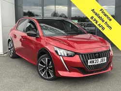 Red Used 2020 Peugeot e-208 GT-line Hatchback | £11,195