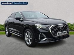 Black Used 2022 Audi Q3 S-Line SUV | £24,399 (Fair price)