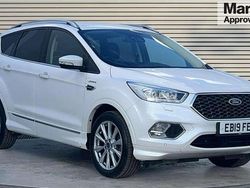 White Used 2019 Ford Kuga Vignale SUV | £15,507 (Fair price)