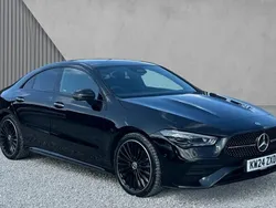 Black Used 2024 Mercedes CLA200 AMG Line Premium Plus Coupe | £33,186 (A bit pricey)