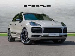 Grey Used 2022 Porsche Cayenne Platinum Edition SUV | £66,940 (Expensive)