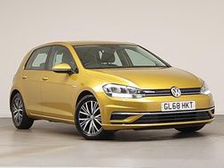 Yellow Used 2018 VW Golf VII SE Hatchback | £12,998 (Fair price)
