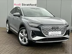 Grey Used 2023 Audi Q4 Sportback e-tron S-Line SUV | £49,950