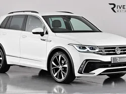 White Used 2021 VW Tiguan R-line SUV | £25,250 (Fair price)