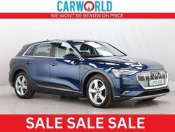 Blue Used 2021 Audi e-tron Advanced SUV | £18,990 (Good price)