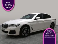 White Used 2021 BMW 530e M Sport Sedan | £27,240 (Fair price)